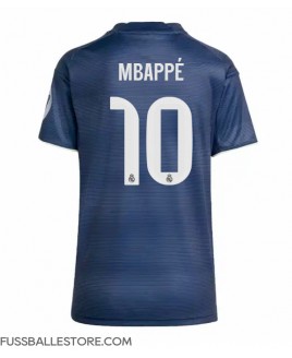 Günstige Real Madrid Kylian Mbappe #10 Auswärtstrikot Damen 2025-26 Kurzarm